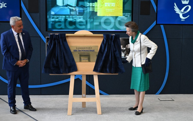 HRH The Princess Royal visits the LabLogic Group
