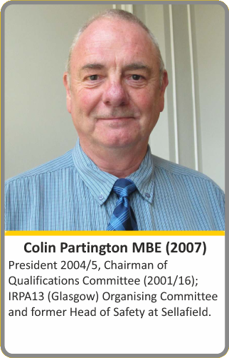Colin Partington MBE